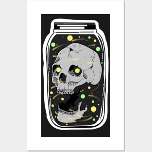 Skull in a Jar Posters and Art